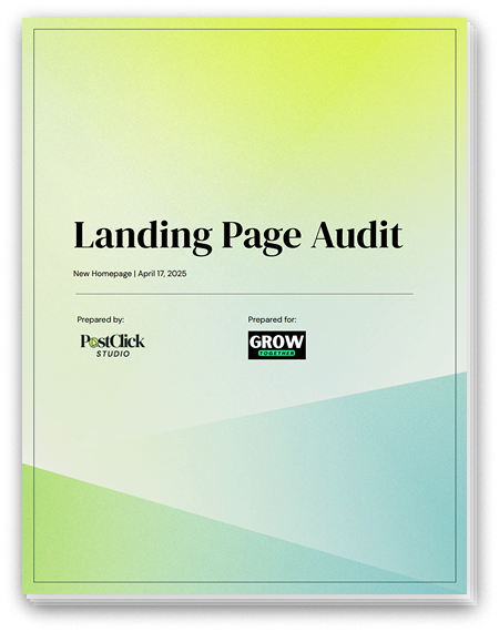 Landing Page Audit Cover